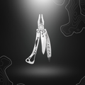 Leatherman Skeletool multifonction 7 outils comprenant des pinces, un couteau combo, un mousqueton intégré et un porte-embouts, léger et idéal pour l'out
