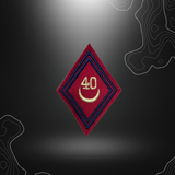PATCH LOSANGE D'ARME 40 RA SOUS-OFF