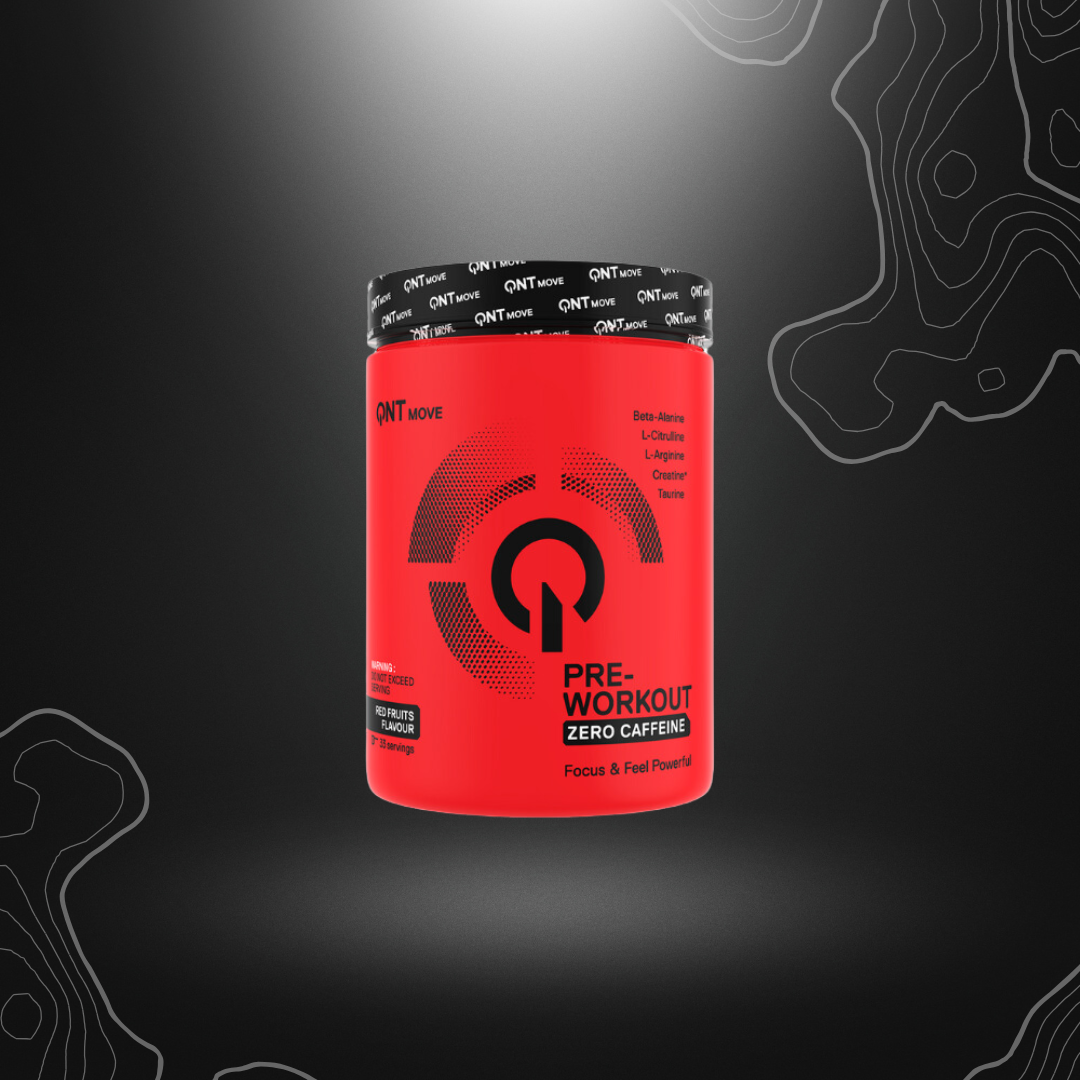 Produit de pré-entraînement PUMP RX aux fruits rouges de QNT pour booster vos performances et endurance durant vos entraînements