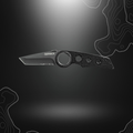 Gerber Remix Tactical couteau pliant noir avec tranchant mixte et design atypique