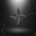 Shuriken en caoutchouc pour entraînement de 12,4 cm de la marque Albainox, idéal pour les amateurs de lancer d'étoile