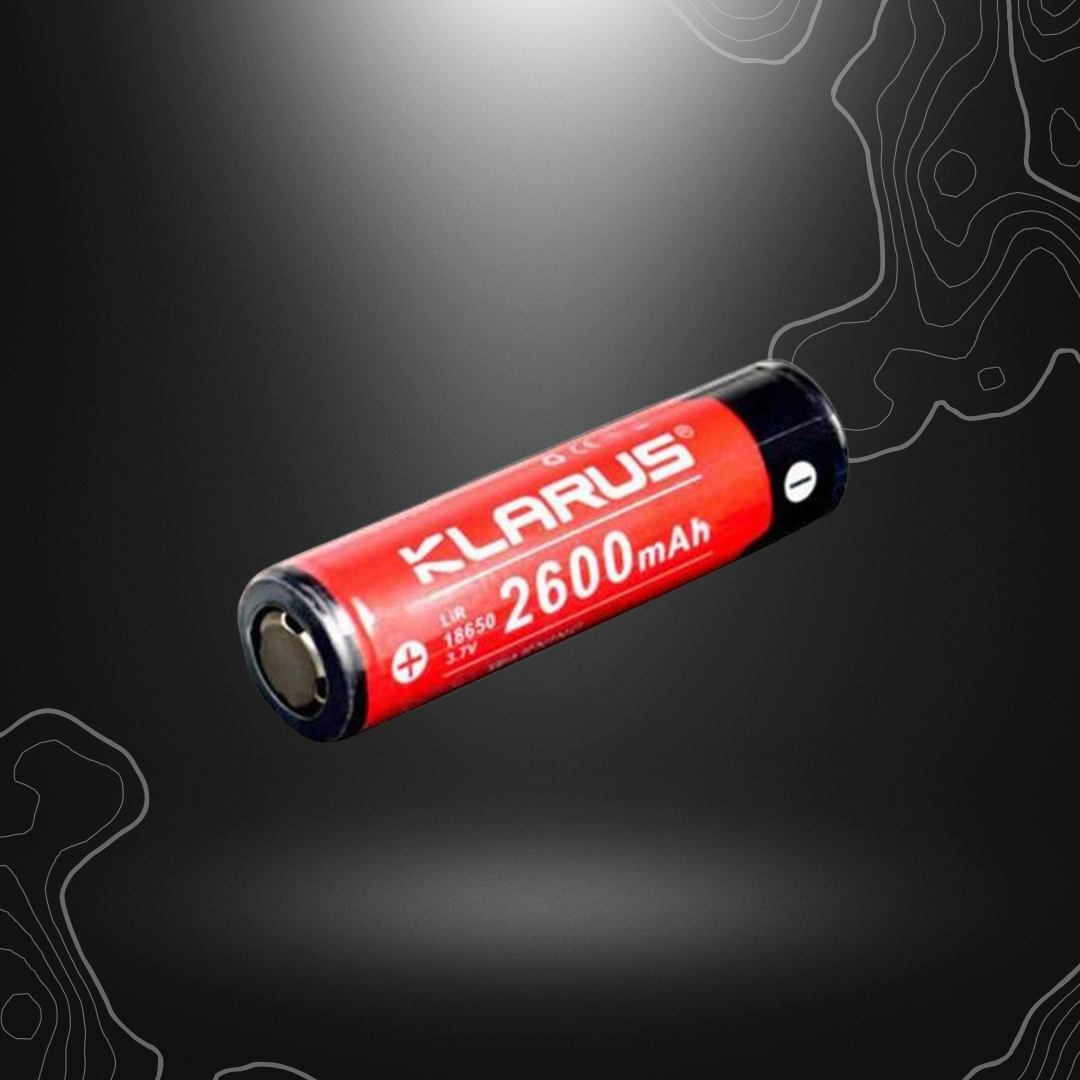 OPLADBARE BATTERIJ 18650 3.7V 2600 mAh | KLARUS