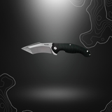 Couteau pliant tactique noir P851B de RUIKE avec verrou de sécurité Thumb Up et lame en acier inoxydable 14C28N