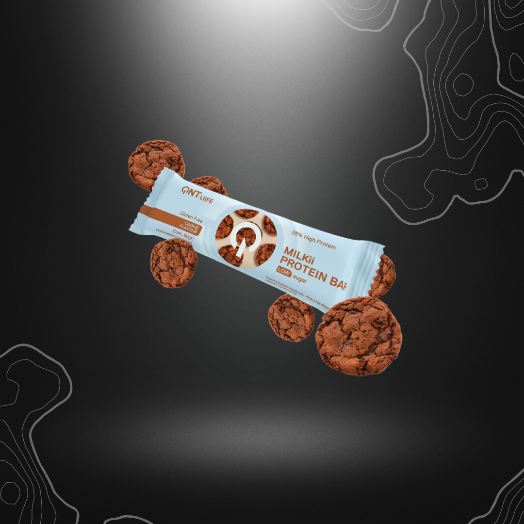Barre protéinée MILKii sans gluten au goût de cookie