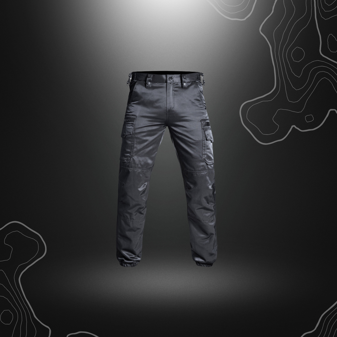 Alt tag : Pantalon noir V2 SÉCU-ONE bas élastique antistatique de A10 Equipment, résistant et ergonomique pour la sécurité privée