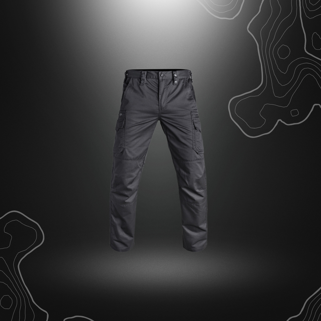 Image du pantalon V2 SÉCU-ONE noir de A10 Equipment, résistant et ergonomique pour la sécurité privée