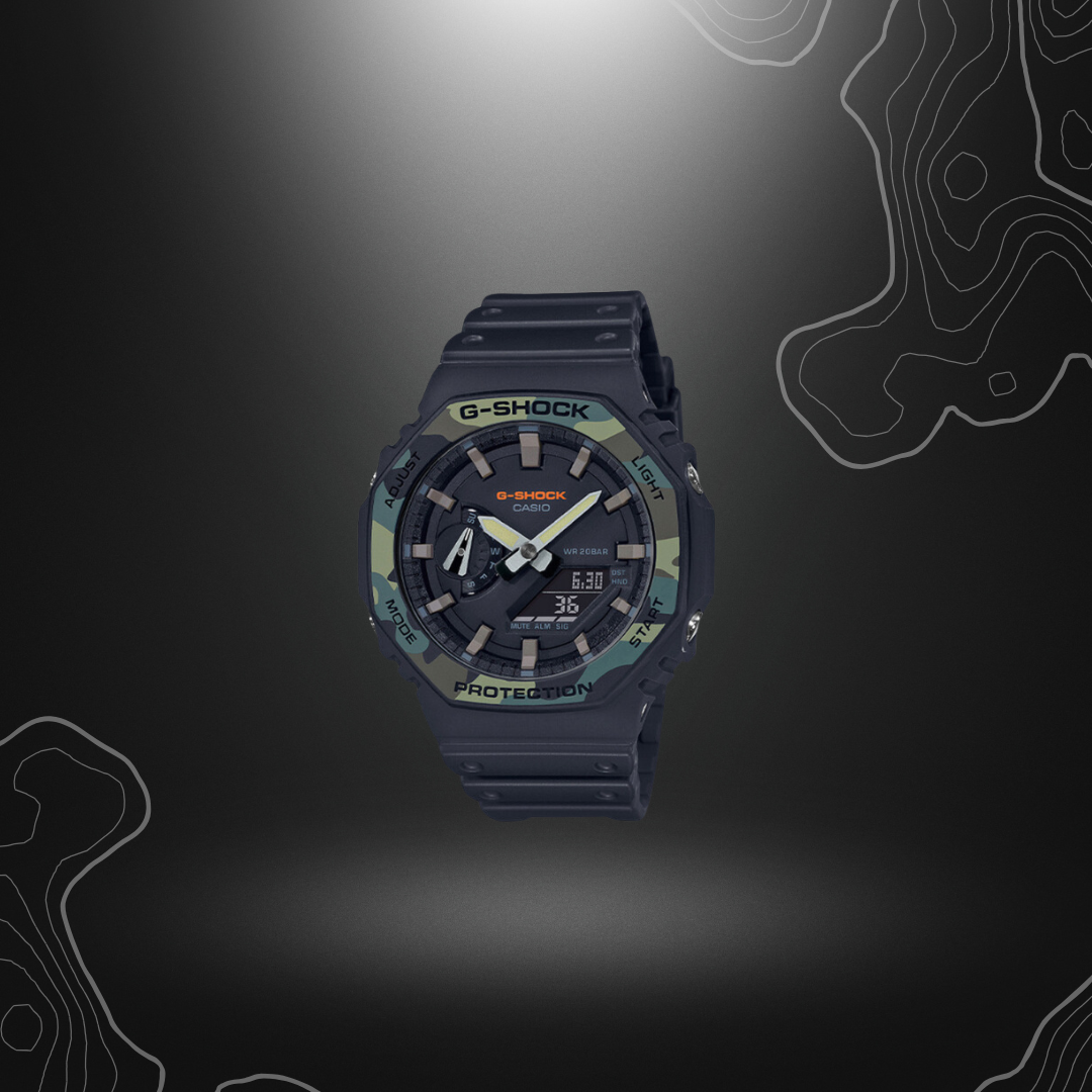 MONTRE G-SHOCK GA-2100SU CAMO FR/CE | CASIO