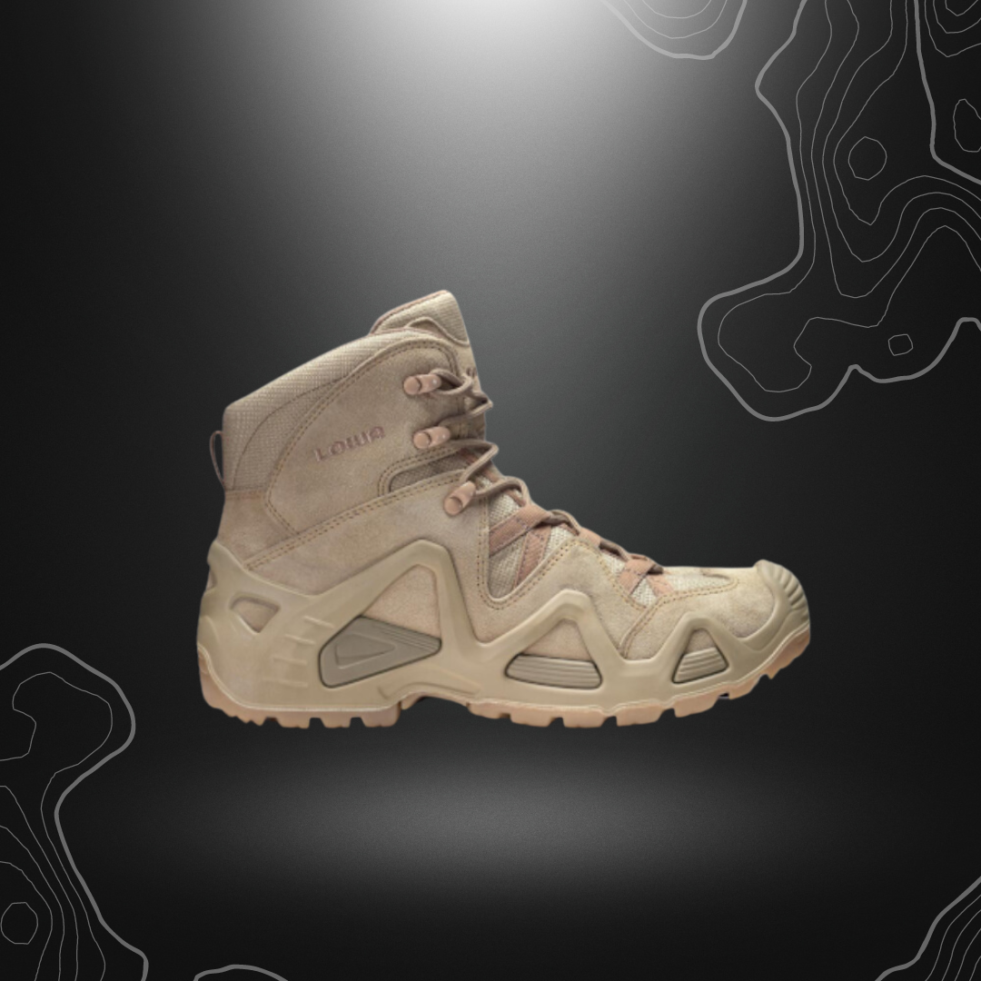 Chaussures Zephyr NON GTX Mid TF Desert de Lowa, légères et confortables, idéales pour utilisation militaire ou outdoor en climat chaud
