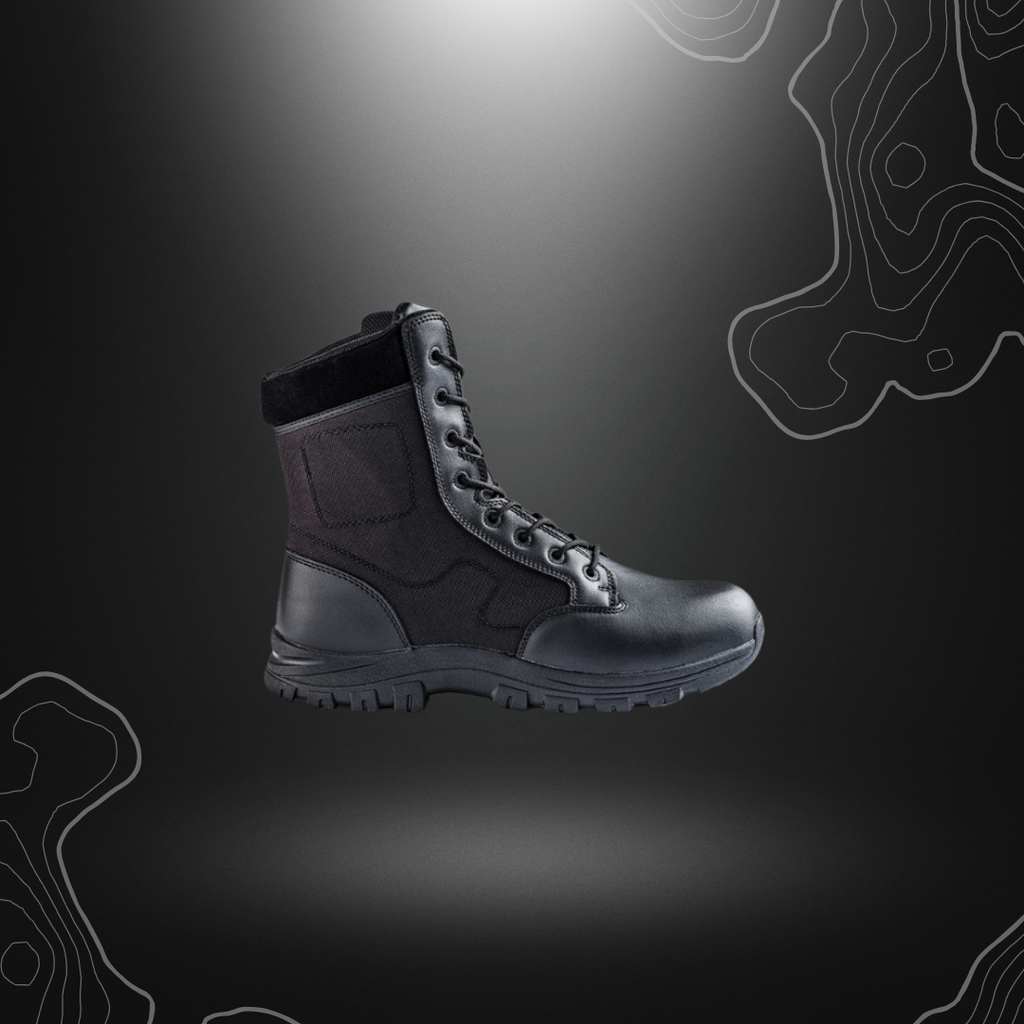 Chaussures SÉCU-ONE 8 de A10 EQUIPMENT conçues pour les professionnels de la sécurité avec semelles GRIP-URBAN et ERGO-SOFT pour une adhérence et un confort