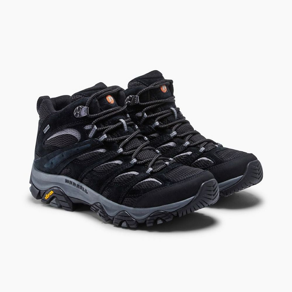 Chaussures de randonnée homme Moab 3 Mid Gore-Tex noires de Merrell