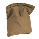 Poche de délestage TT Dump Pouch Coyote de Tasmanian Tiger pour chargeurs vides, avec accroche MOLLE, en nylon 420HD de couleur verte SGO, dimensions 21x20cm,