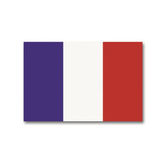 Alt tag : Drapeau de la France de 90 x 150 cm fabriqué en 100% polyester par Miltec, équipé de deux œillets en métal pour l'accrocher