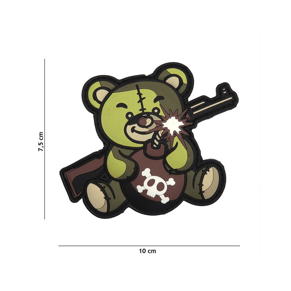 PATCH TEDDY TERROR VERT PVC