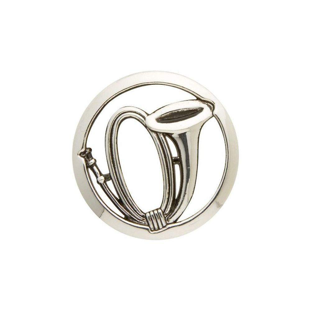 Argent insigne de béret de chasseur