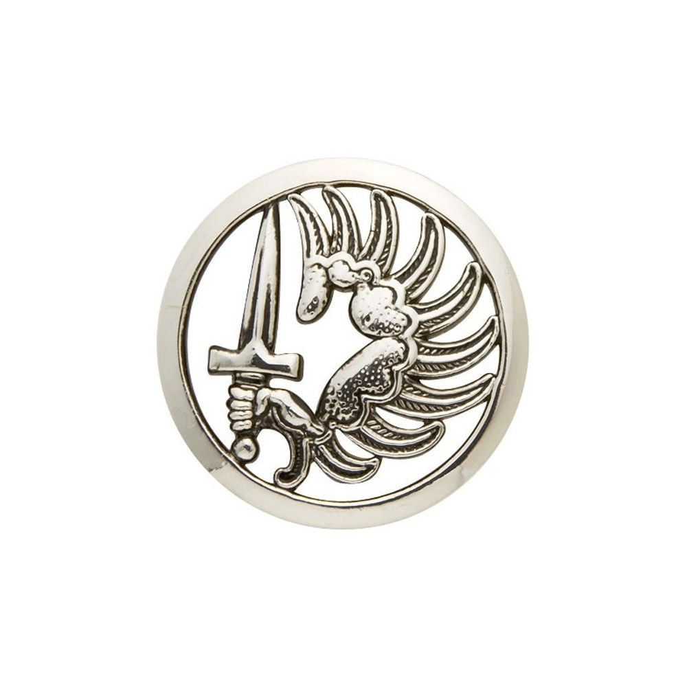 Argent insigne de béret para militaire