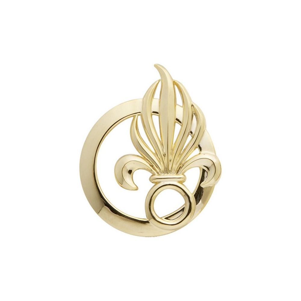 Insigne de béret de la Légion sans chiffre en or