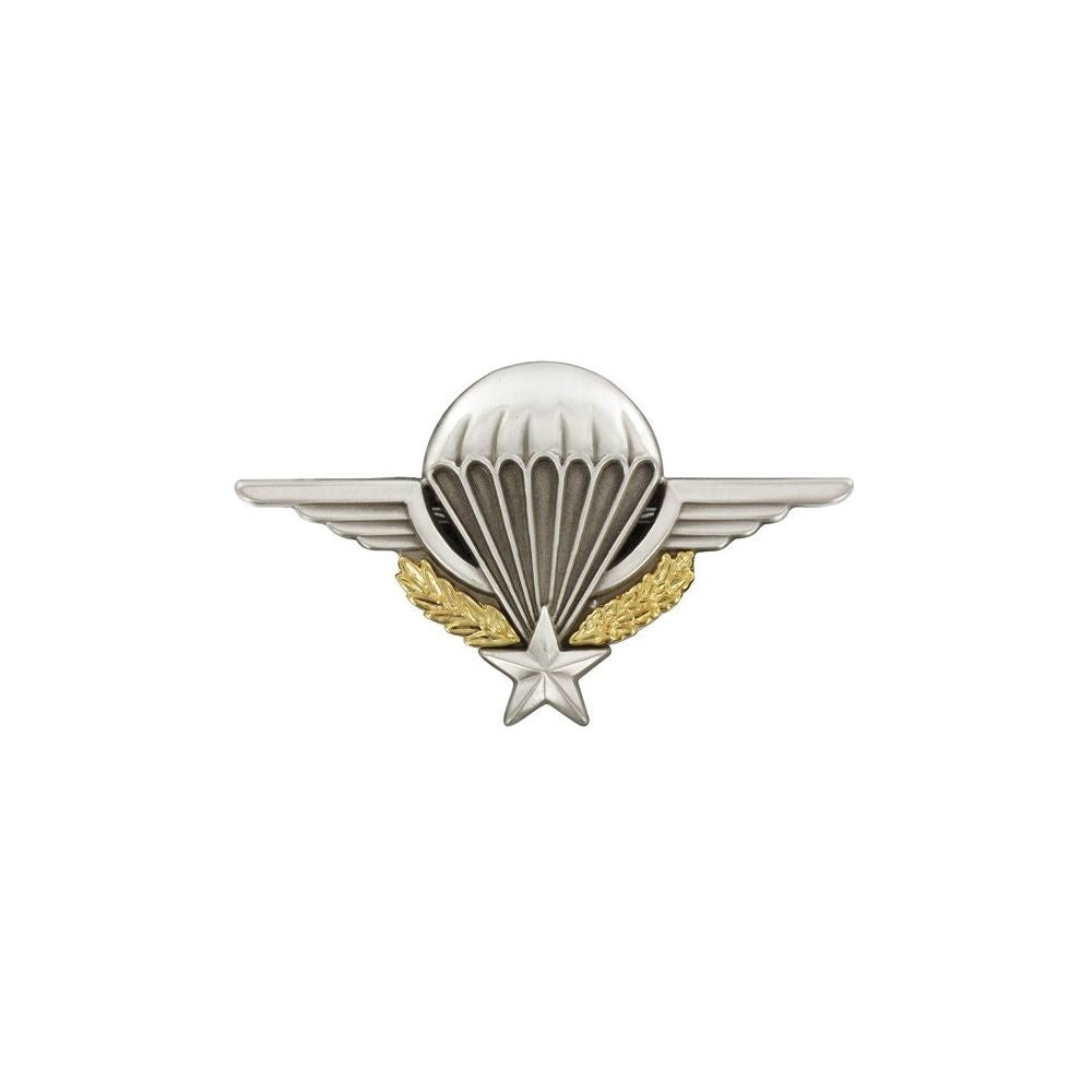 Alt tag pour Insigne militaire Brevet Para en argent avec pins