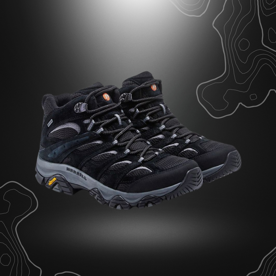 <p>Alt=Chaussures de randonnée Moab 3 Mid Gore-Tex pour homme en noir par Merrell></p>