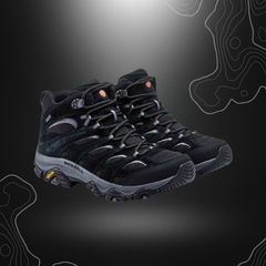 <p>Alt=Chaussures de randonnée Moab 3 Mid Gore-Tex pour homme en noir par Merrell></p>
