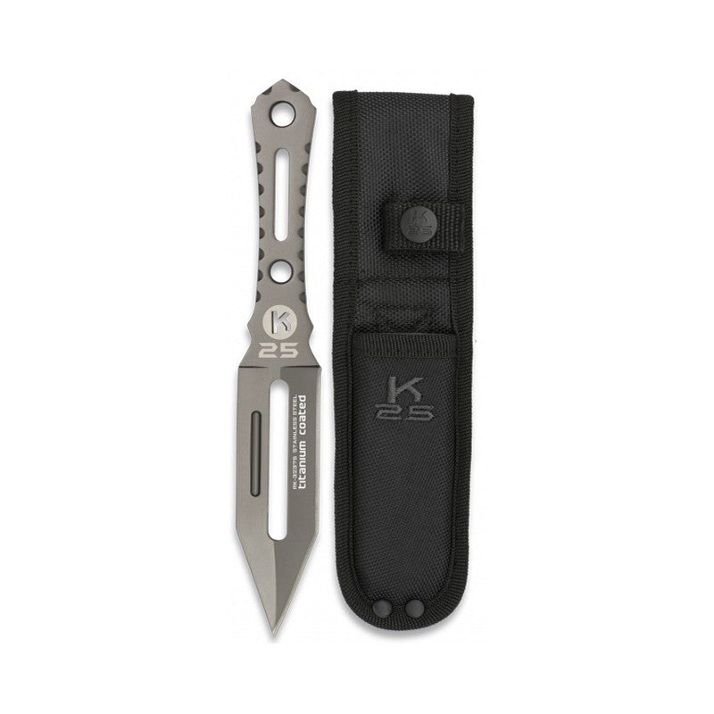 COUTEAU DE LANCER DE LANCER TITANE LAME 10,2 CM