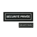 LOT DOSSARD + BANDE POITRINE SÉCU-ONE SECURITE PRIVEE NOIR | A10 EQUIPMENT