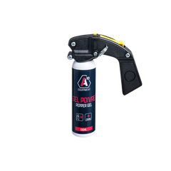 Aérosol lacrymogène anti-agression de 100ml à base de gel poivre avec poignée par A10 Equipment