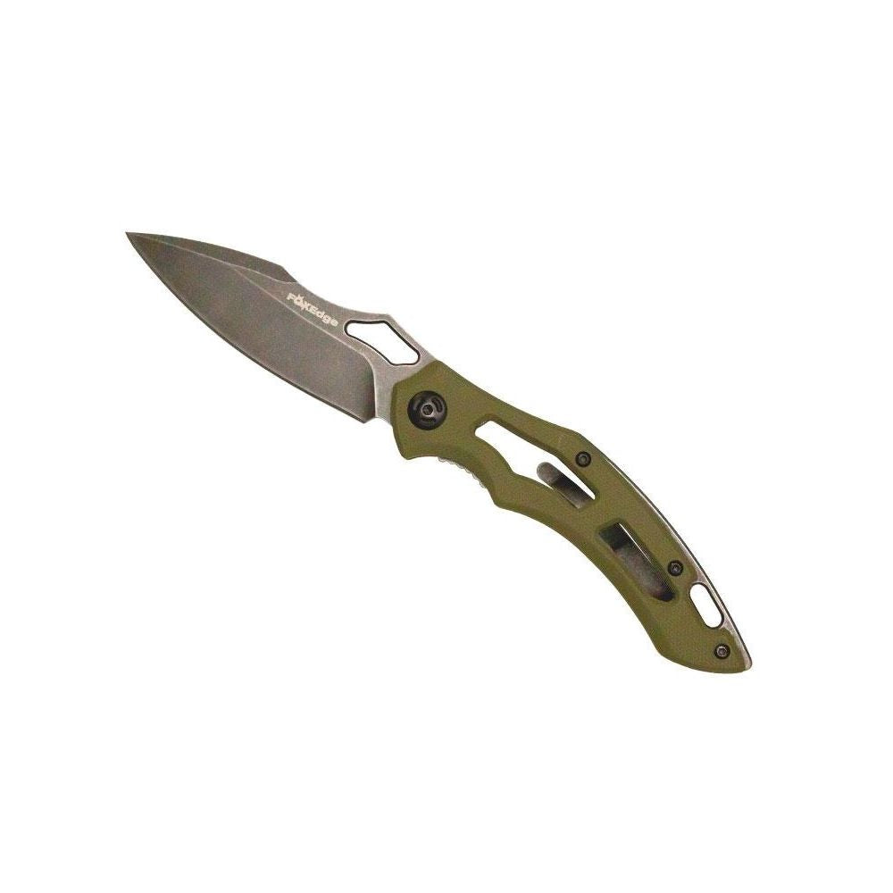 COUTEAU SPARROW G10 VERT STONEWASHED