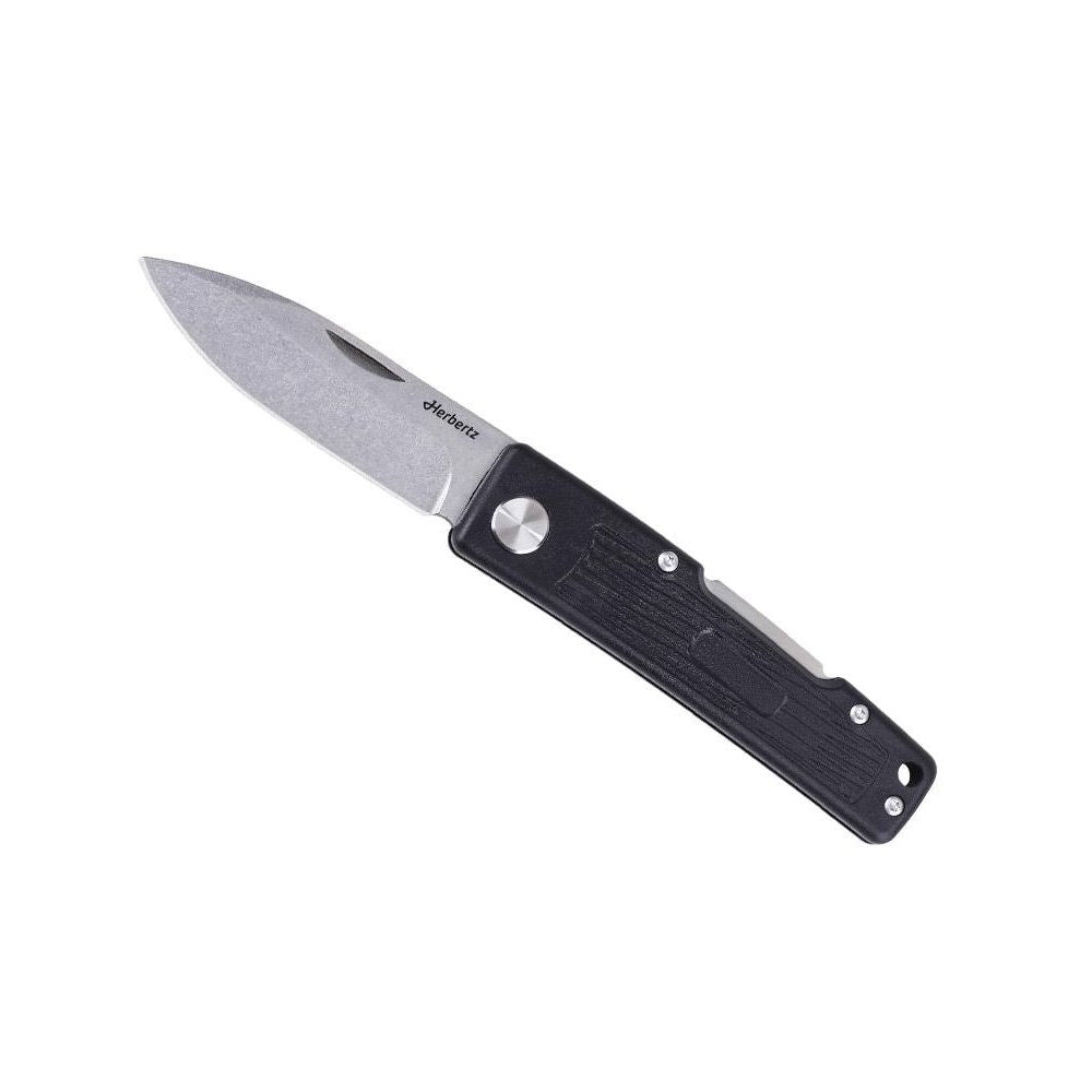 COUTEAU NYLON/FIBRE DE VERRE NOIR 12CM INOX