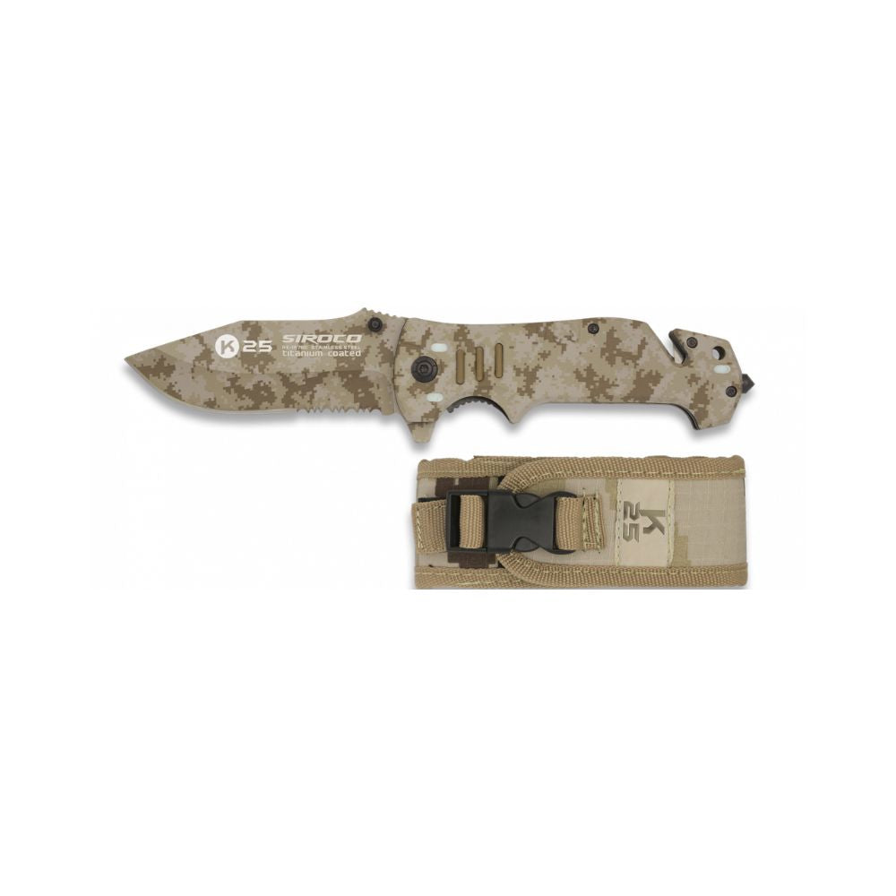 COUTEAU PLIANT SIROCO CAMO SABLE
