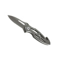 COUTEAU PLIANT METAL 10CM INOX