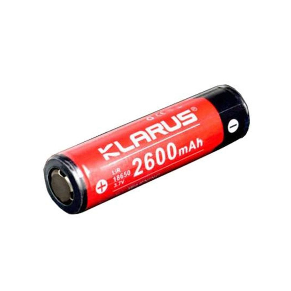 OPLADBARE BATTERIJ 18650 3.7V 2600 mAh | KLARUS