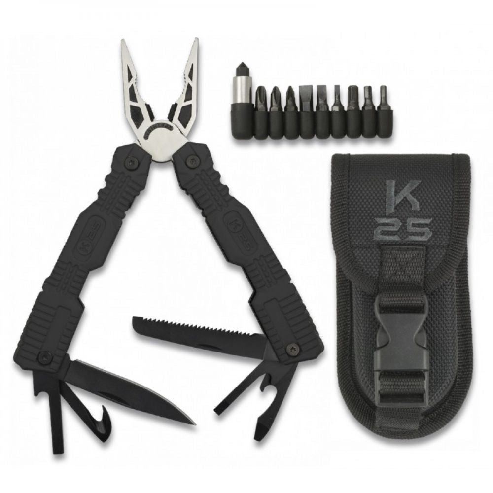 PINCE MULTIFONCTION 19 FONCTIONS NOIR | K25