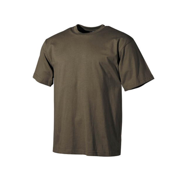 US T-Shirt, style classique, kaki, 160gr/m2
