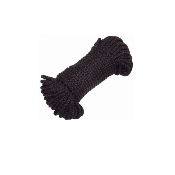 Drisse corde Ø4 mm - 15 m noir