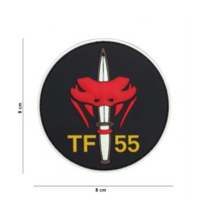 PATCH 3D PVC TF-55 NOIR