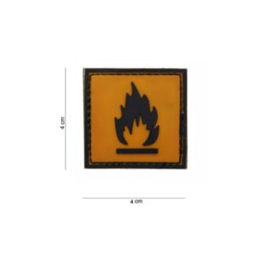PATCH PVC " INFLAMMABLE "