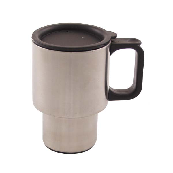 mug, isotherme, a double paroi, 400 ml, poignee plastique