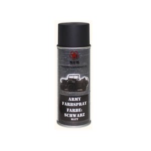spray paint armée, NOIR, mat, 400 ml