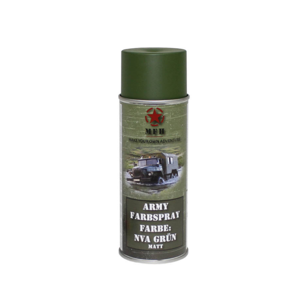 spray paint armée, NVA VERT, mat, 400 ml