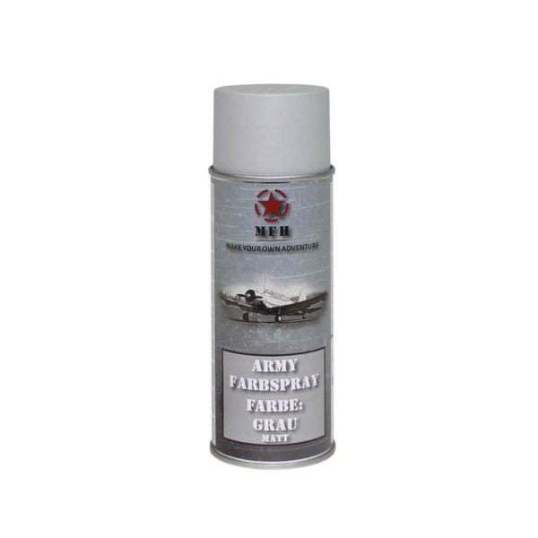 spray paint armée, GRIS, mat, 400 ml