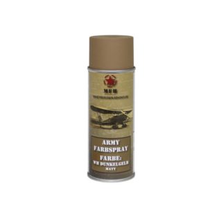 spray paint armée, WH JAUNE FONCÉ, mat, 400 ml
