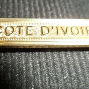 Agrafe pour médaille Ordonnance COTE D IVOIRE