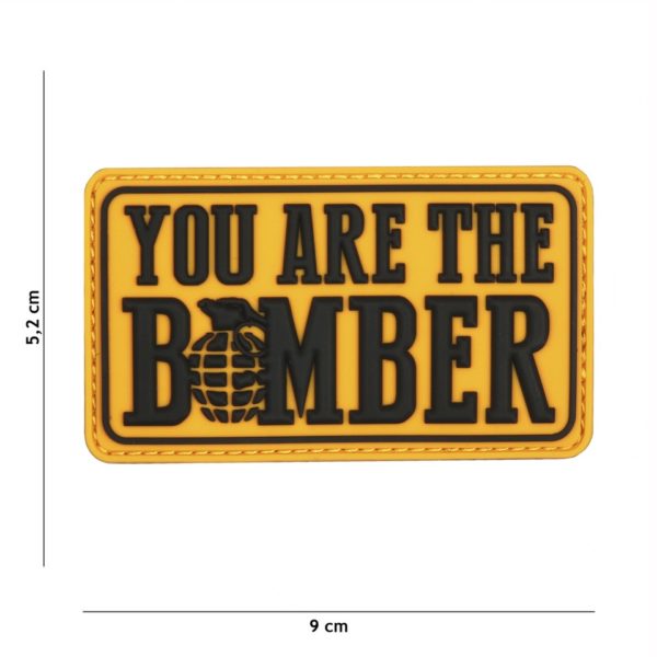 PATCH 3D PVC : YOU ARE THE BOMBER
